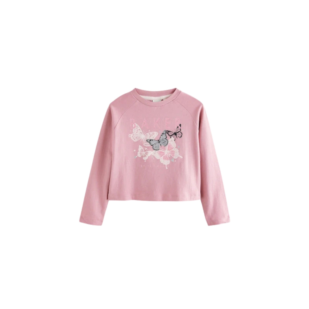 Girls Long Sleeve T-shirt-Pack Of 3
